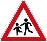 Warning for children.
