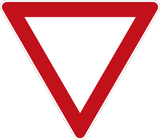 Give way.
