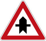 Priority at the junction.
