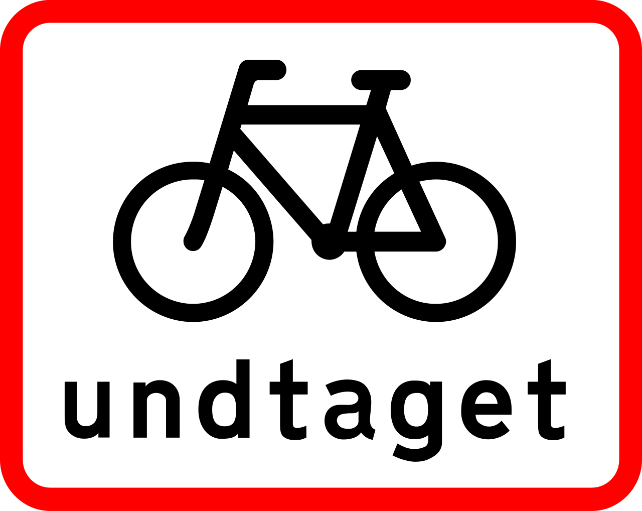 Cyclists allowed.