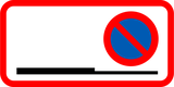 Parking on shoulder prohibited.
