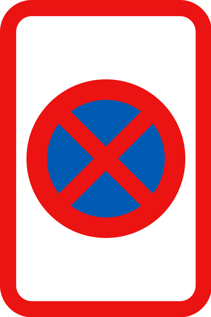 Parking and stopping prohibited.