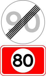 New speed limit.