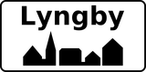 Start of a built-up area.