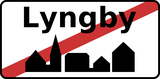 End of the built-up area.