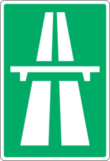 Start of a motorway.
