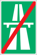 End of the motorway.