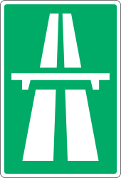 Inicio de autopista.