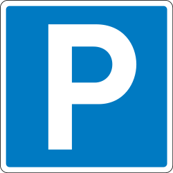 Estacionamiento permitido.
