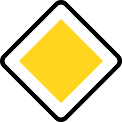 Start of a priority road.