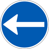 Mandatory left.