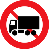 Trucks prohibited.