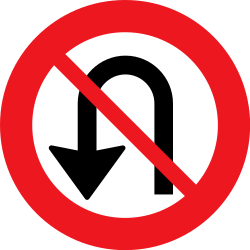 Wenden verboten.