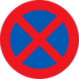 Parking and stopping prohibited.