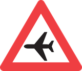 Warning for low-flying aircraft.