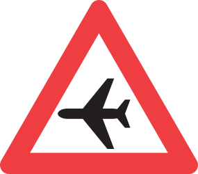 Warning for low-flying aircraft.