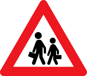 Warning for children.