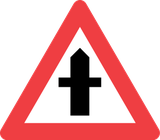 Priority at the junction.