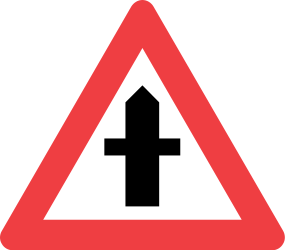 Priority at the junction.