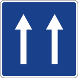 Overview of the lanes and their direction.