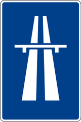 Start of a motorway.