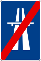 End of the motorway.