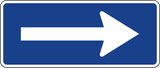 Road with one-way traffic.