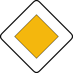 Start of a priority road.