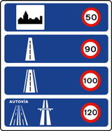 National speed limits.