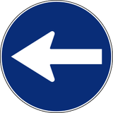 Mandatory left.