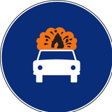 Mandatory route for explosive materials.
