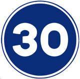 Start of a minimum speed.