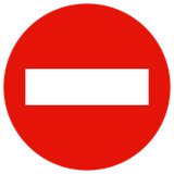 No entry.