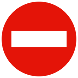 No entry.