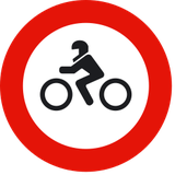 Motorcycles prohibited.