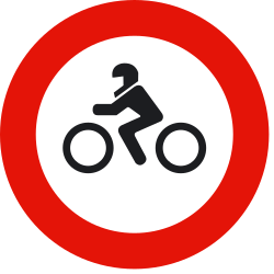 Motorcycles prohibited.