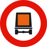 Vehicles carrying dangerous goods prohibited.
