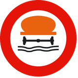 Vehicles carrying water-polluting substances prohibited.