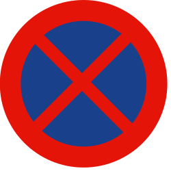 Halten und Parken verboten.