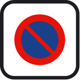 Start of no-parking zone.