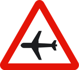 Warning for low-flying aircraft.