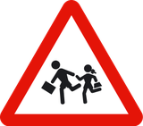 Warning for children.