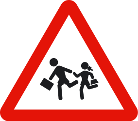 Warning for children.