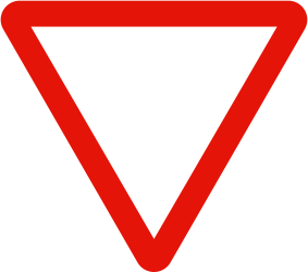 Give way.