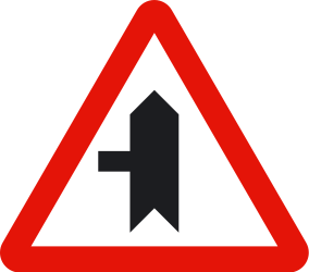 Priority at the junction.