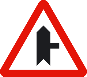 Priority at the junction.