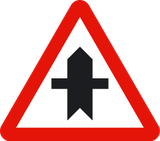 Priority at the junction.