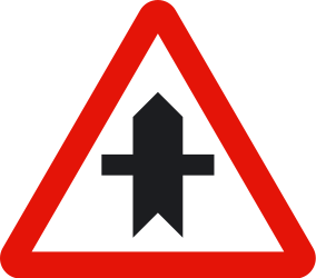 Priority at the junction.