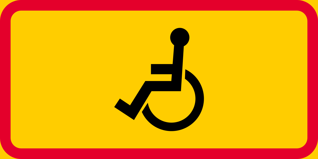 For people with disabilities.