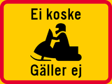 Snowmobiles allowed.